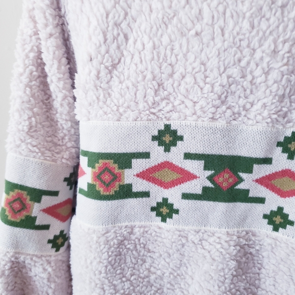 Urban Outfitters Aztec Print Sherpa Pull Over Men's Sweater - M - Picture 13 of 14